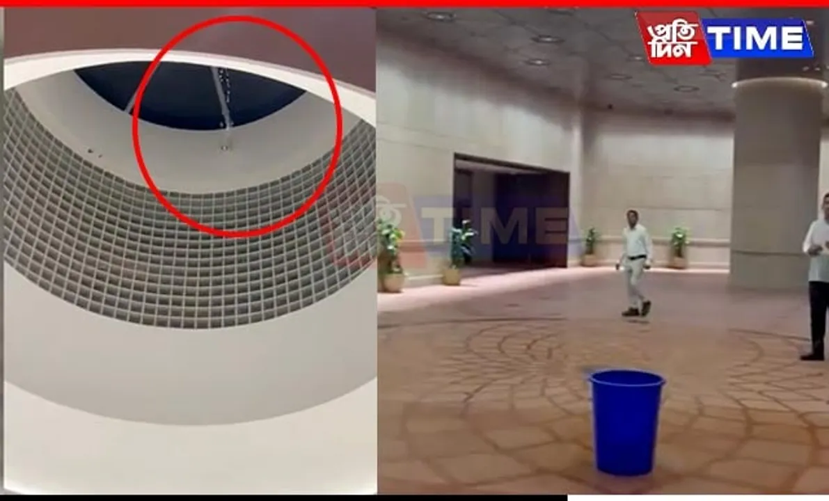 "Rainwater Leakage" in New Parliament Building, Congress MP Shares Video